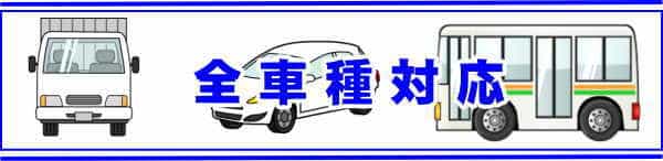 車内オールクリーニング全車種に対応